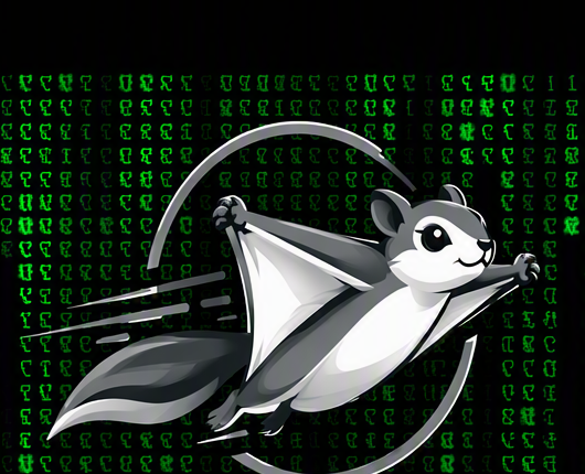 Écureuil volant, emblème de Flying Squirrels Lab
